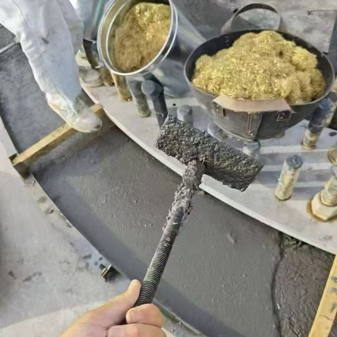 新浦C120钢纤维高强无收灌浆料 轧机压缩机汽轮机发电机锻压设备底座灌浆材料
